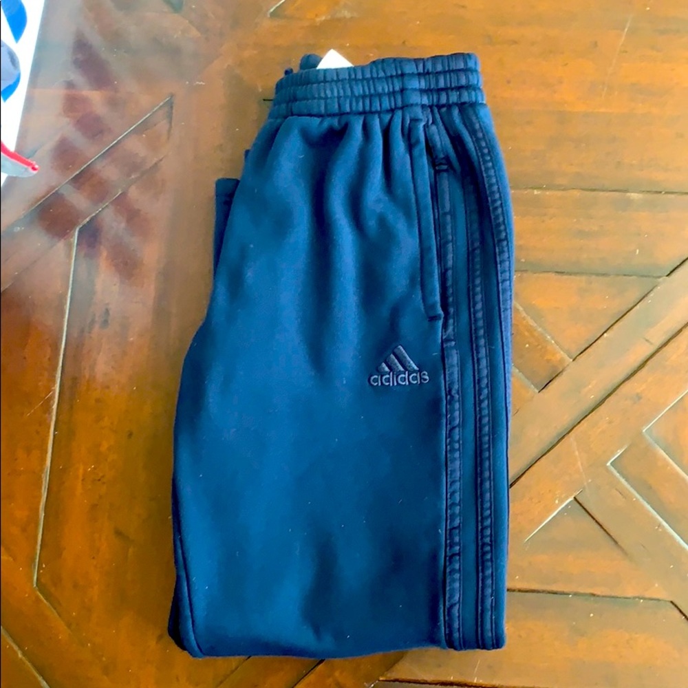 Blue adidas Jogger Sweatpants 10-12 Great Conditi.